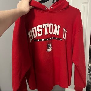 Boston University Red Hoodie size Medium